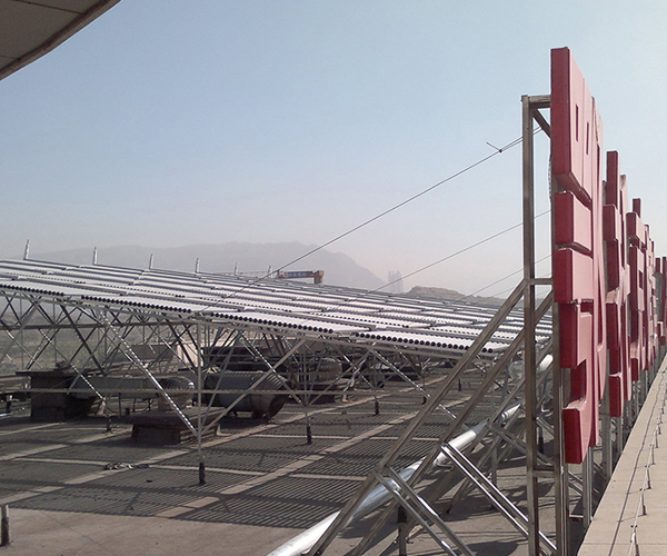 棋盘井人民医院太阳能热水工程（450㎡）